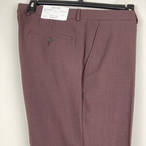 green emerald velvet dress Kenneth Cole REACTION mens Stretch Modern-fit Flat-front dress pants, Dark  Grey, 38W x 30L US at Amazon Men's Clothing store main image 1